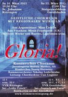 Gloria! - Geistliche Chormusik mit regionalen Wurzeln