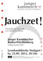 Jauchzet! - Chormusik rund um Psalm 100.