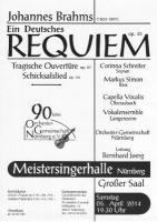 J. Brahms: Requiem, Schicksalslied, Tragische Ouvertüre
