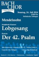 Felix Mendelssohn: LOBGESANG & Psalm 42