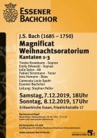 Johann Sebastian Bach Magnificat, Weihnachtsoratorium 1 - 3