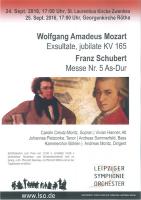 Schubert  Messe Nr. 5 AS Dur und Mozart Exultate Jubilate
