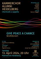 Give Peace a Chance - Benefizkonzert