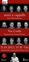 Vox cordis: amici a cappella