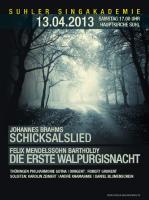 Brahms: Schicksalslied / Mendelssohn: Walpurgisnacht