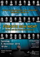 Fürchte dich nicht - Konzert mit dem Kammerchor Hannover