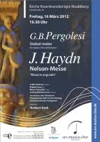 Missa in Angustiis von Haydn + Stabat Mater von Pergolesi