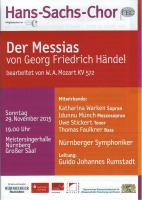 Der Messias von G.F.Händel bearbeitet von W.A. Mozart KV 572