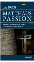 C.P.E. Bach Matthäuspassion