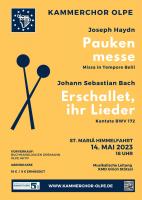 Haydn - Paukenmesse - Bach - Erschallet, ihr Lieder