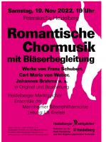 Romantische Chormusik für Chor mit Bläserensemble