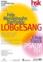 Felix Mendelssohn: Lobgesang, César Franck: Psalm 150