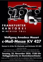 Mozart, Klarinettenkonzert KV 622 und Messe c-Moll KV 427