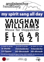 My spirit sang all day: Vaughan Williams, Elgar und Finzi