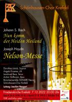 Adventskonzert mit Bach Kantate 62 und Haydn Nelsonmesse