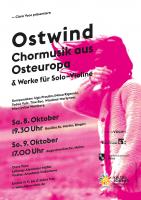 Ostwind - neue Chormusik aus Osteuropa