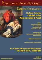 Barockkonzert (Bach, Purcell, Carissimi)
