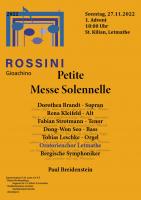Gioachino Rossini: Petite messe solennelle (mit großem Orche
