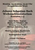 Weihnachtsoratorium (1-3) von J.S. Bach