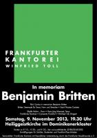 In Memoriam Benjamin Britten