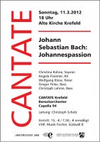 Johann Sebastian Bach, Johannespassion