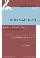 Hear my prayer, o Lord