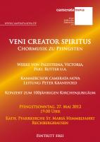 VENI CREATOR SPIRITUS - geistliche Chormusik zu Pfingsten