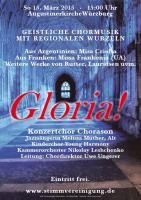 Gloria! - Geistliche Chormusik mit regionalen Wurzeln