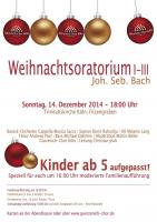 Joh. Seb. Bach -Weihnachtsoratorium I-III,Familienaufführung