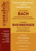 Festliches Konzert / J.S.Bach - J.G. Rheinberger