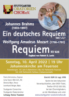 Brahms: Ein deutsches Requiem,1,2,7 - Mozart: Requiem