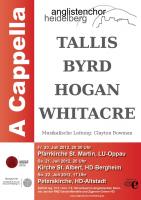 Tallis vs. Whitacre