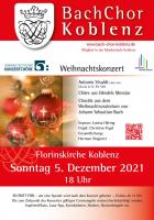 Bach-Chor Koblenz lädt zum Weihnachtskonzert ein