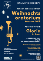 ABGESAGT: Weihnachtsoratorium I & III / Gloria in D-Dur