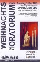 J.S.Bach Weihnachtsoratorium Kantaten I, IV u. VI