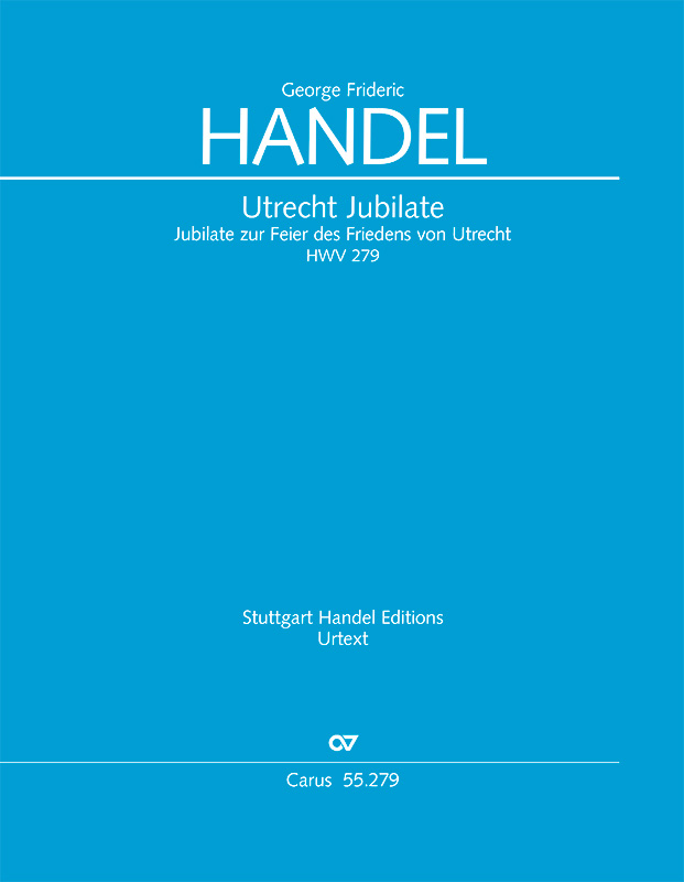 Abbildung: G.F. Händel: Utrecht Jubilate (Carus)